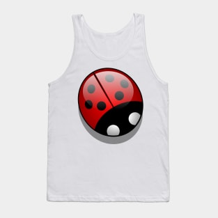 Ladybug, Red Ladybug, Cute Ladybug, Lady Beetle Tank Top